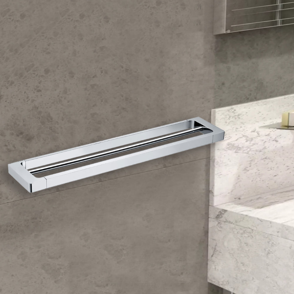 Seto Double Towel Rail 800mm 3804-800 - Bathroom Hub