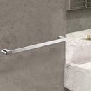 Flores Single Towel Rail 600mm Brushed Nickel 55301-600-BN