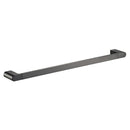 Flores Single Towel Rail 800mm Gunmetal 55301-800-GM