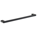 Flores Single Towel Rail 800mm Matt Black 55301-800-MB