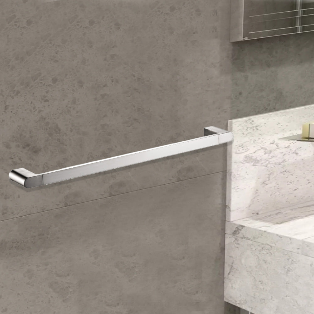Flores Single Towel Rail 800mm 55301-800 - Bathroom Hub
