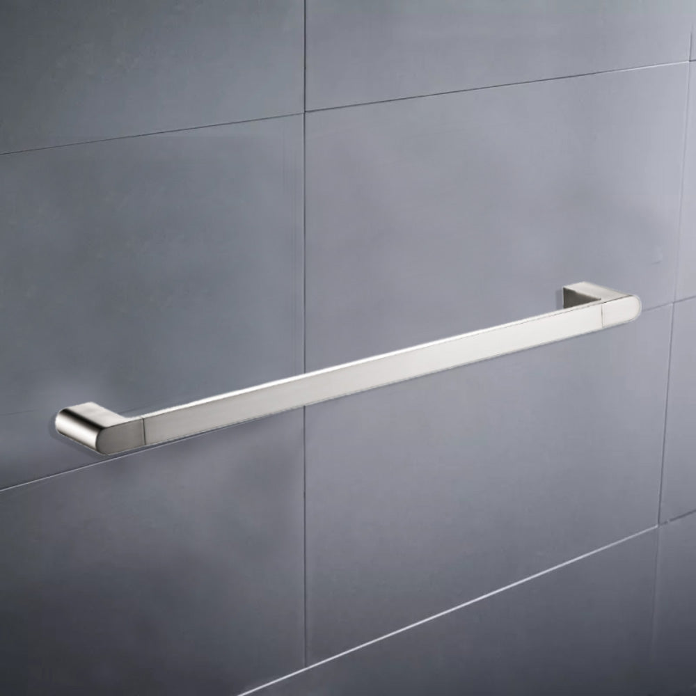 Flores Single Towel Rail 800mm 55301-800 - Bathroom Hub