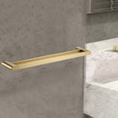 Flores Double Towel Rail 600mm Brushed Gold 55302-600-BG