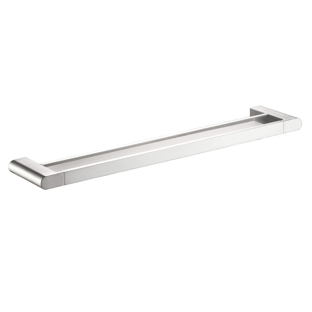 Flores Double Towel Rail 600mm 55302-600 - Bathroom Hub