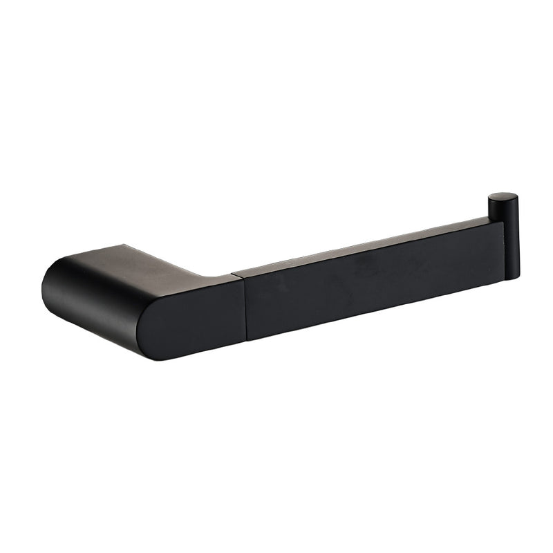 Flores Toilet Roll Holder Matt Black 55304-MB