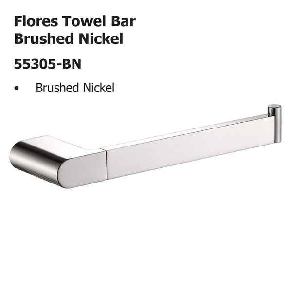 Flores Towel Bar brushed nickle 55305-BN