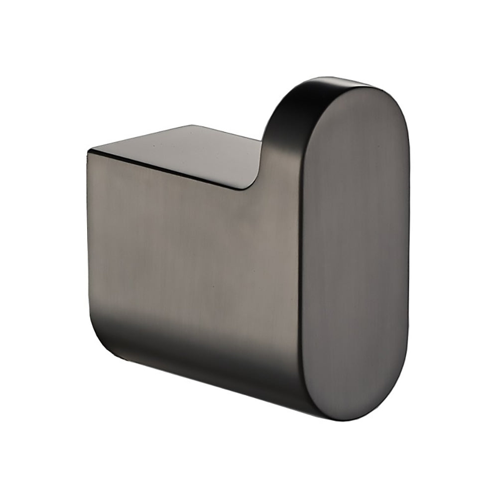 Flores Robe Hook Gunmetal 55306-GM - Bathroom Hub