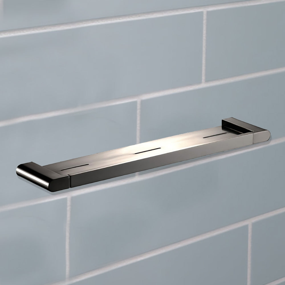 Flores Cosmetic Shelf Gunmetal 55309-GM - Bathroom Hub