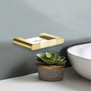 Flores Soap Holder Brushed Gold 55310-BG