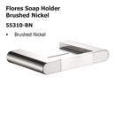 Flores Soap Holder Brushed Nickel 55310-BN