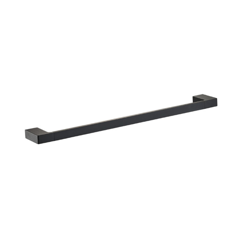 Ceram Single Towel Rail 600mm Matt Black 55601-600-MB