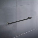 Ceram Single Towel Rail 600mm Matt Black 55601-600-MB
