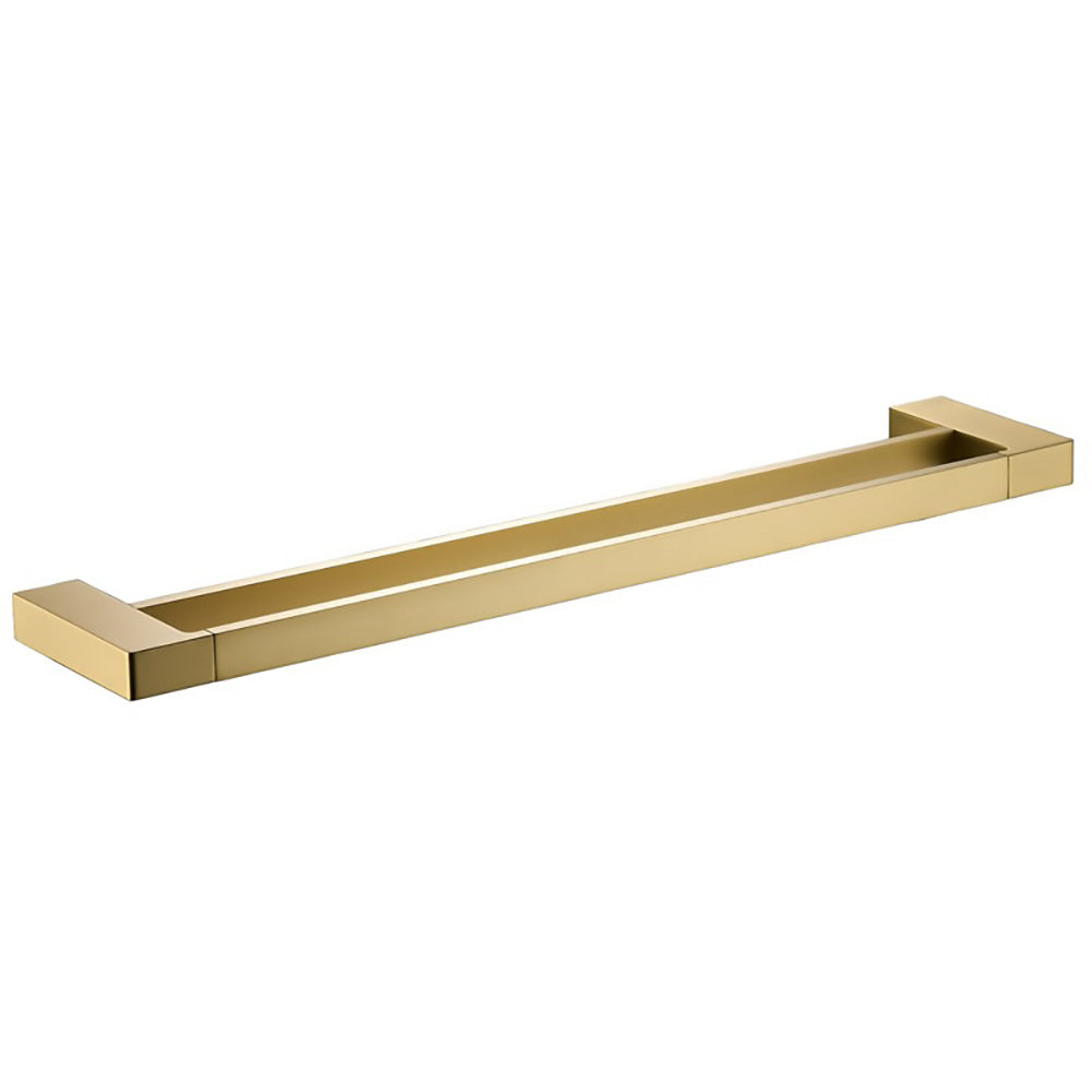 Ceram Double Towel Rail 600mm Brushed Gold 55602-600-BG