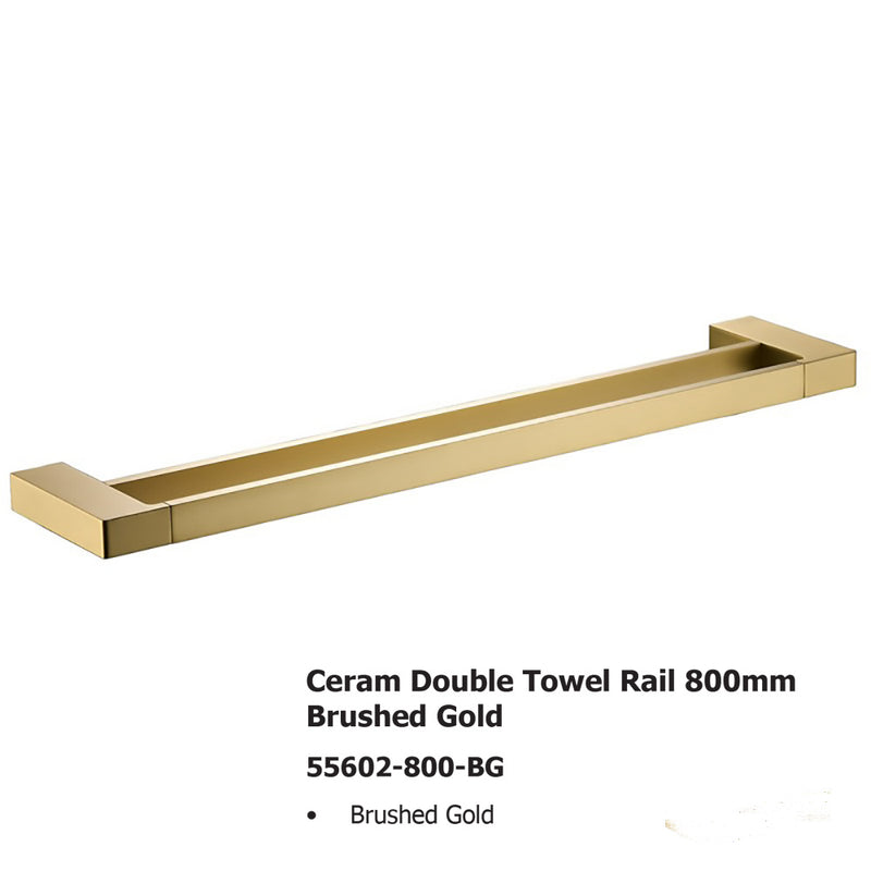 Ceram Double Towel Rail  55602-800-BG In Sydney