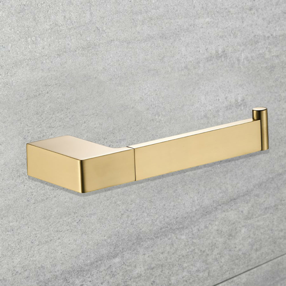 Ceram Toilet Roll Holder Brushed Gold 55604-BG - Bathroom Hub