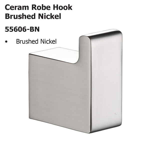Ceram Robe Hook Brushed Nickel 55606-BN In Sydney 