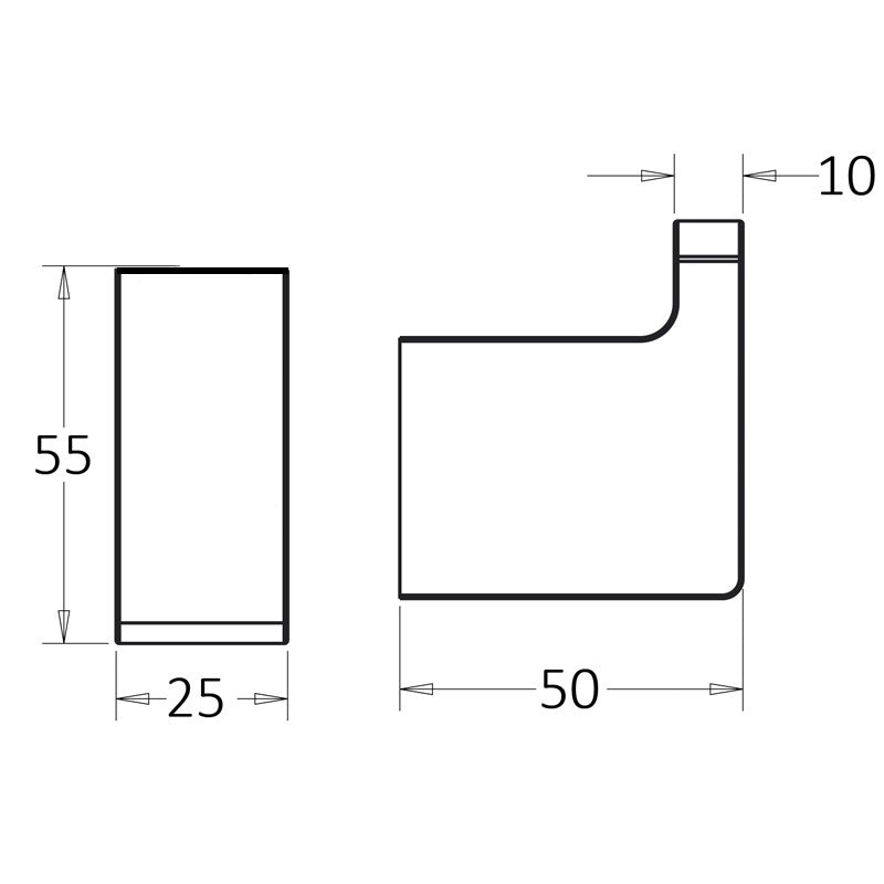 Ceram Robe Hook 55606