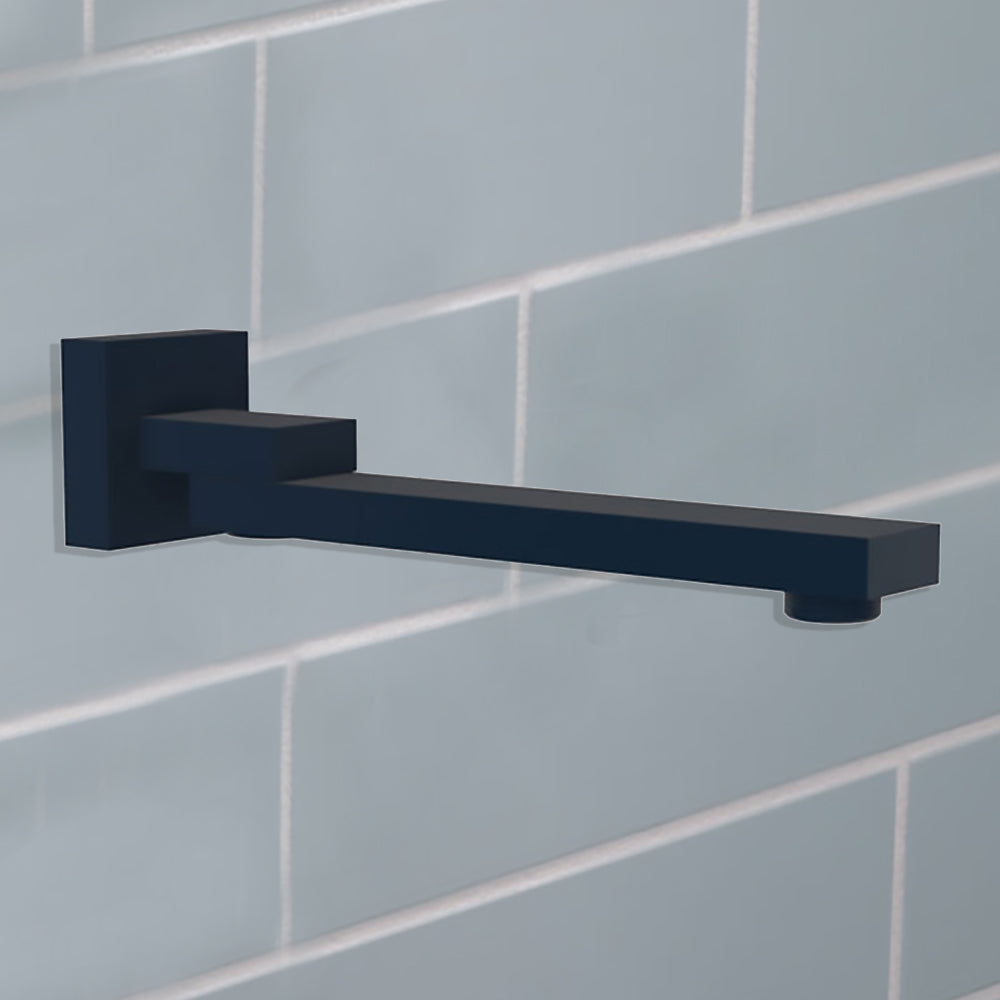 Swivel Bath Spout Matt Black CP-F0435-0-B - Bathroom Hub