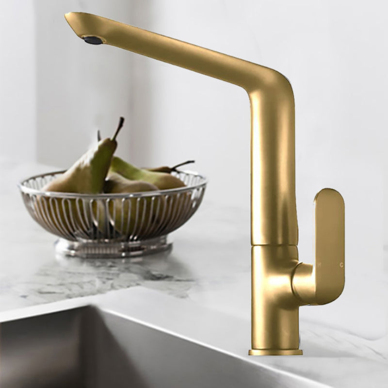 Kara Sink Mixer  Brushed Gold HYB11-101BG - Bathroom Hub