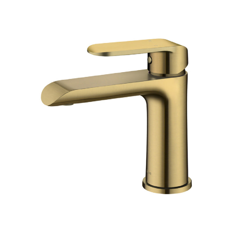 Kara Basin Mixer Brushed Gold HYB11-201BG - Bathroom Hub