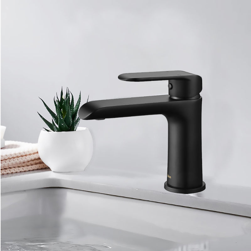 Kara Basin Mixer Matt black HYB11-201MB - Bathroom Hub