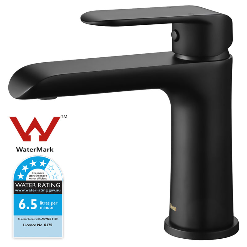 Kara Basin Mixer Matt black HYB11-201MB - Bathroom Hub