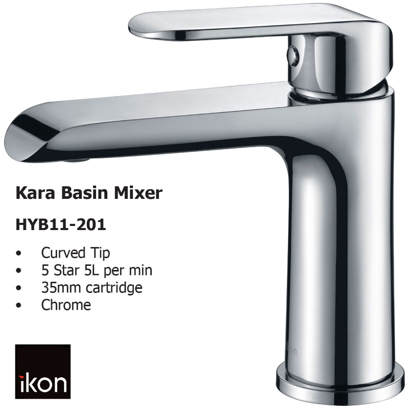 Kara Basin Mixer HYB11-201 - Bathroom Hub