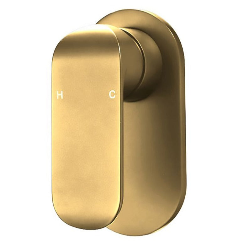 Kara Wall Mixer Brushed Gold HYB11-301BG - Bathroom Hub