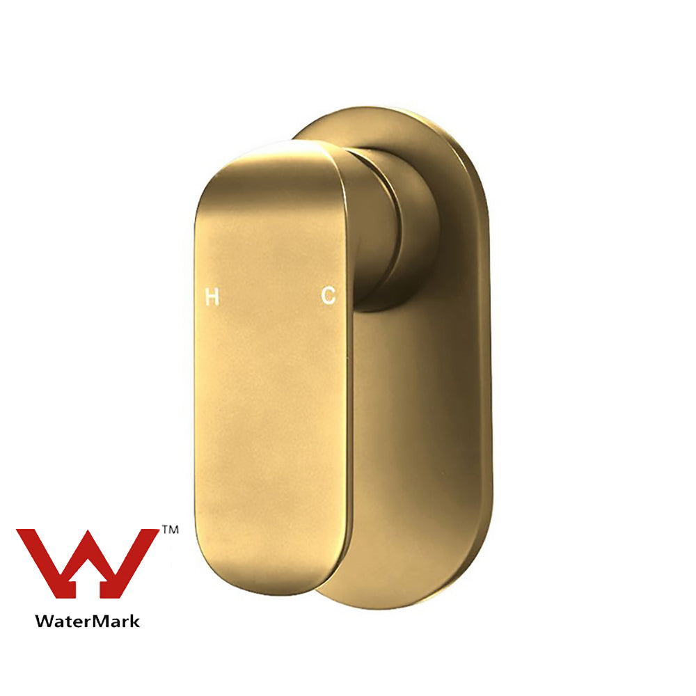 Kara Wall Mixer Brushed Gold HYB11-301BG - Bathroom Hub