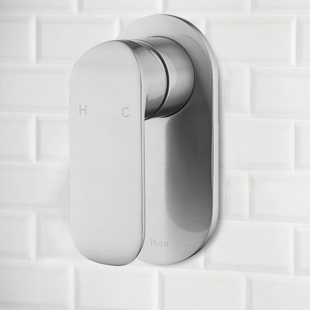 Kara Wall Mixer Brushed Nickel HYB11-301BN - Bathroom Hub