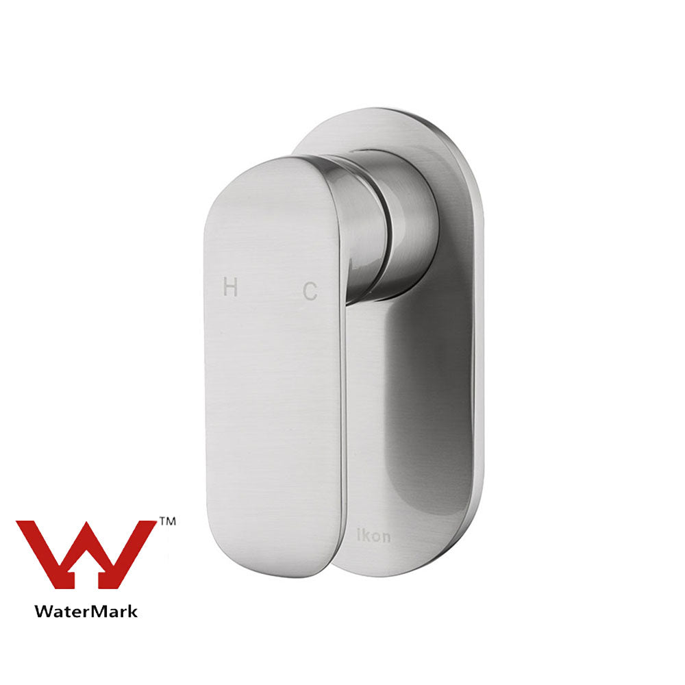 Kara Wall Mixer Brushed Nickel HYB11-301BN - Bathroom Hub
