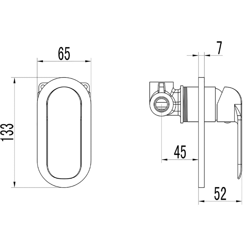 Kara Wall mixer  HYB11-301 - Bathroom Hub