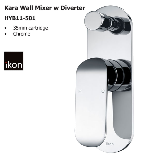 Kara wall mixer with diverter  HYB11-501 - Bathroom Hub