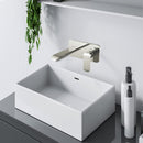 Kara Wall Basin Mixer Brushed Nickel HYB11-601BN - Bathroom Hub