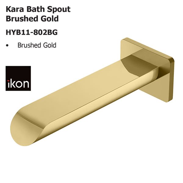 Kara Bath Spout Brushed Gold HYB11-802BG - Bathroom Hub