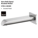 Kara Bath Spout Brushed Nickel HYB11-802BN - Bathroom Hub