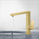 Flores Kitchen Mixer Brushed Gold HYB135-102BG - Bathroom Hub