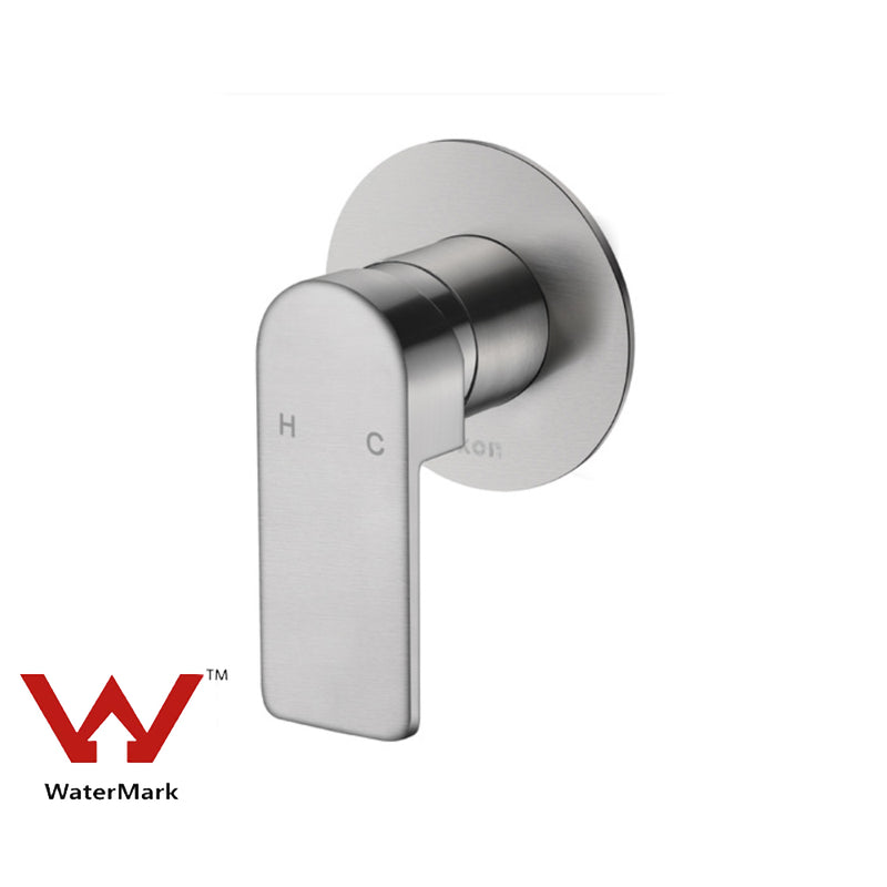 Flores Wall Mixer Brushed Nickel HYB135-301BN - Bathroom Hub