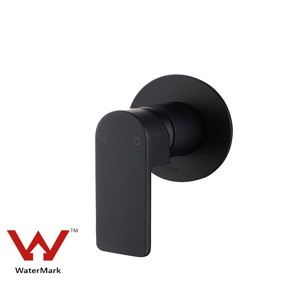 Flores Wall Mixer Matt Black HYB135-301MB - Bathroom Hub