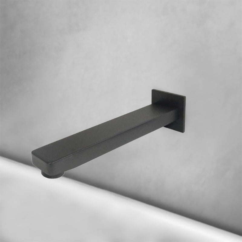 Flores Bath Spout Matt Black HYB135-801 - Bathroom Hub