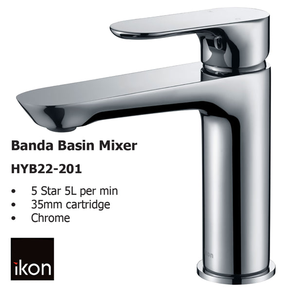 Banda Basin Mixer HYB22-201 - Bathroom Hub