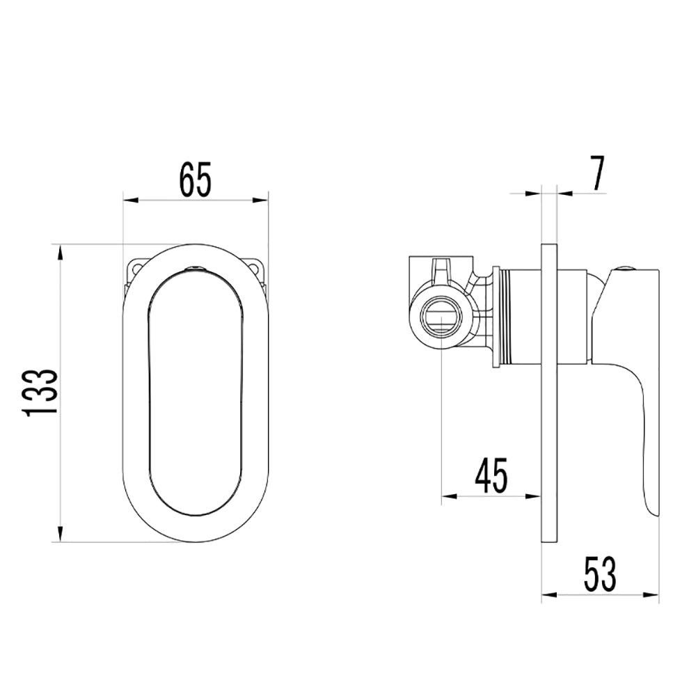 Banda Wall Mixer HYB22-301 - Bathroom Hub