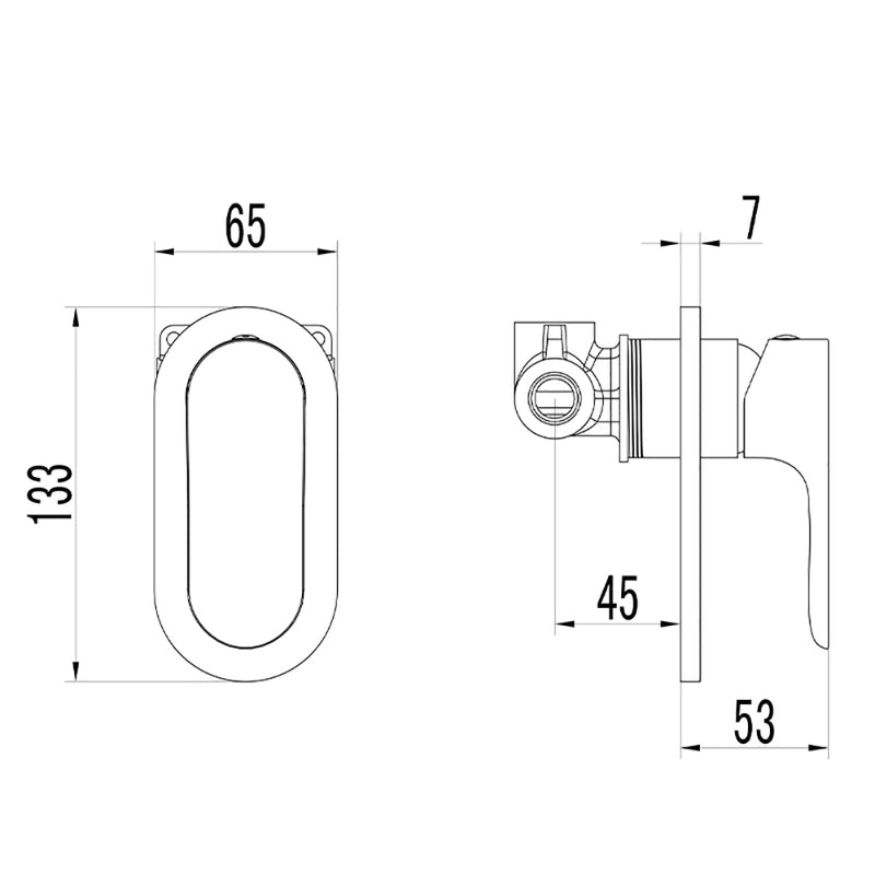 Banda Wall Mixer HYB22-301 - Bathroom Hub