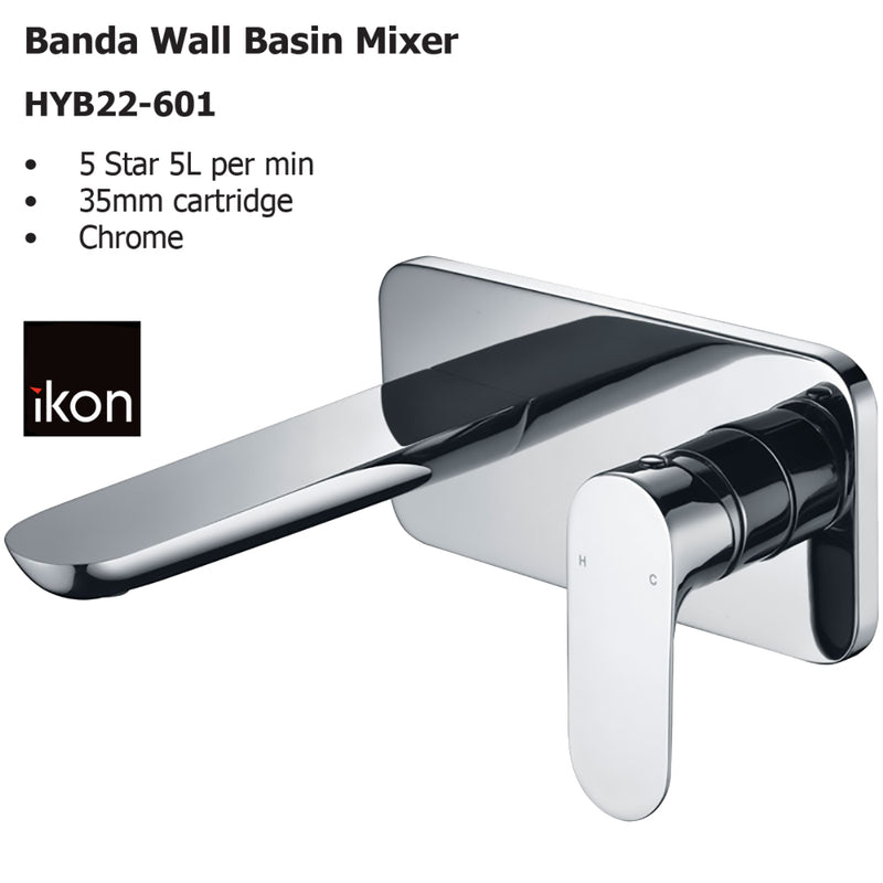 Banda Wall Basin Mixer HYB22-601 - Bathroom Hub