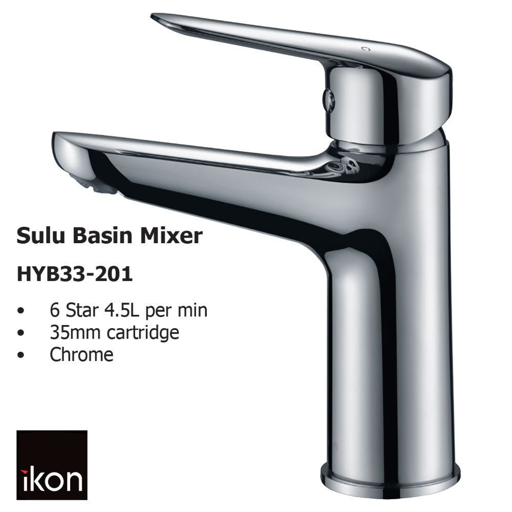 Sulu Basin Mixer HYB33-201 - Bathroom Hub