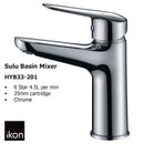 Sulu Basin Mixer HYB33-201 - Bathroom Hub
