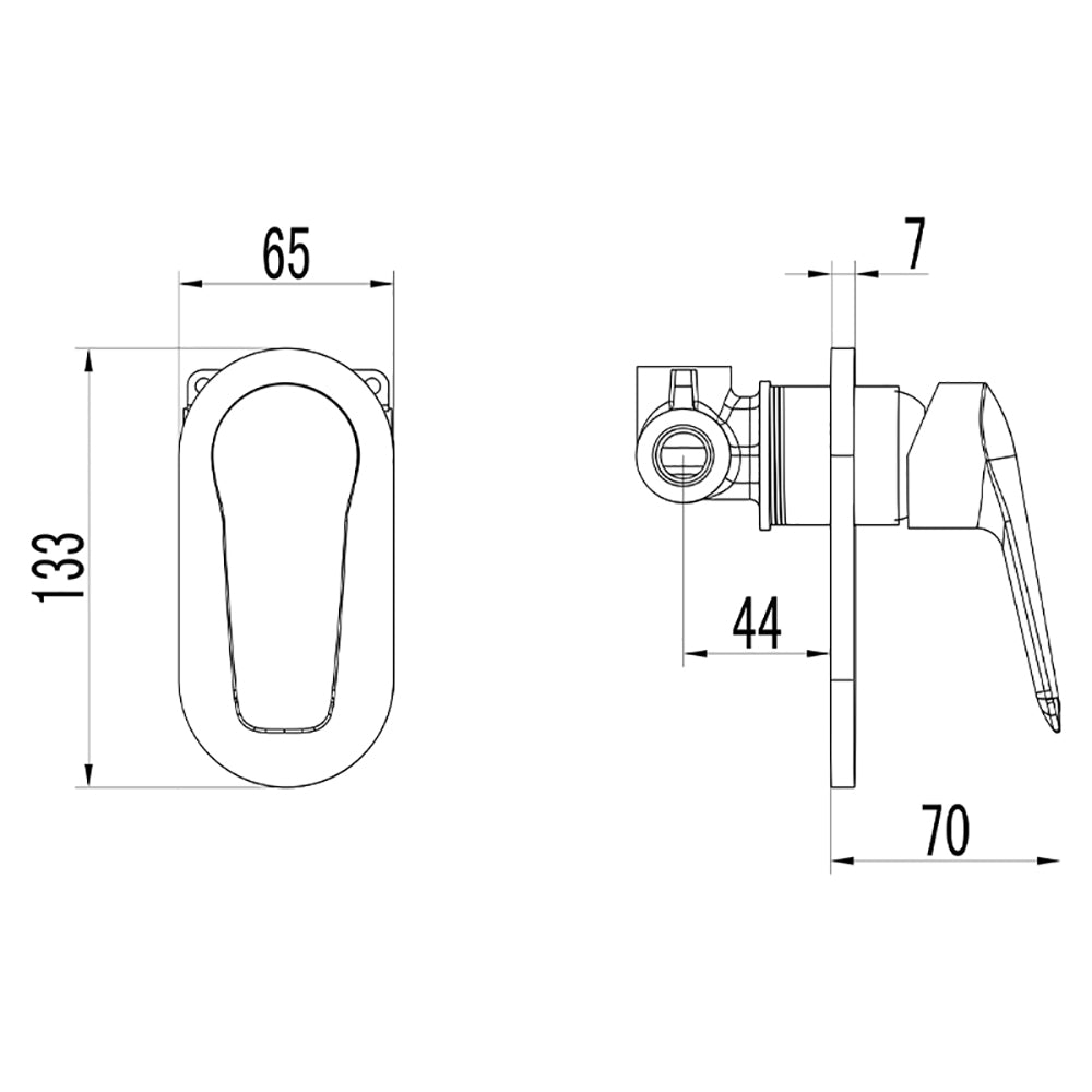 Sulu Wall Mixer HYB33-301 - Bathroom Hub