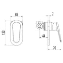 Sulu Wall Mixer HYB33-301 - Bathroom Hub