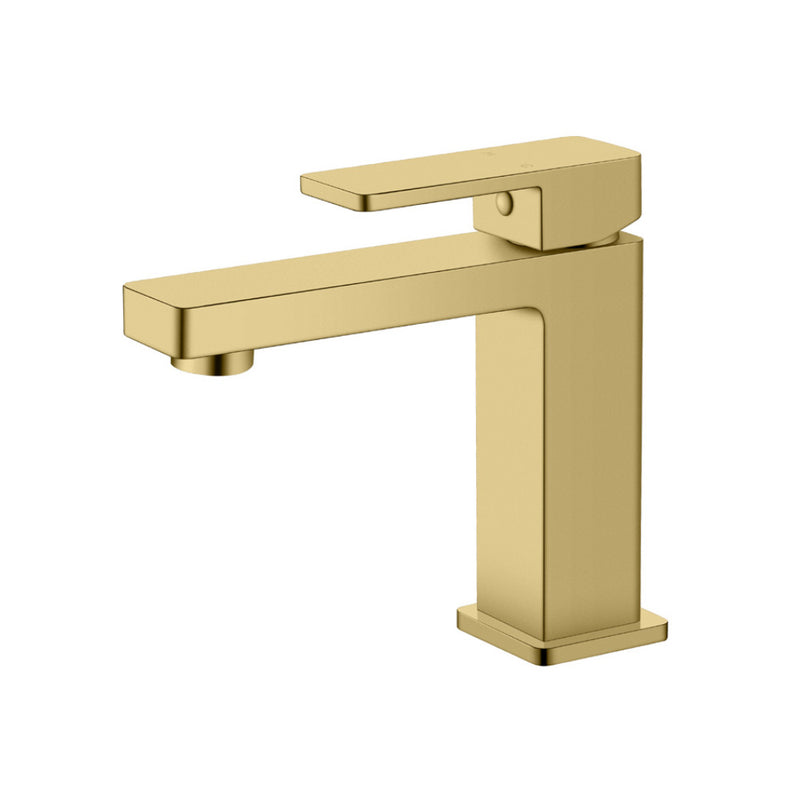 Ceram Basin Mixer Brushed Gold HYB636-201BG - Bathroom Hub