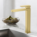 Ceram High Rise Basin Mixer Brushed Gold HYB636-202BG - Bathroom Hub